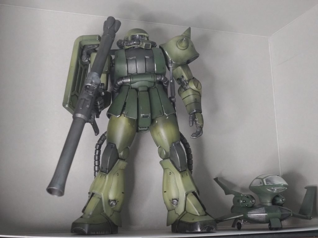 MGザクマインレイヤー（1/100）EXドップファイター（1/100）どちらもよく出来たキットでした♪