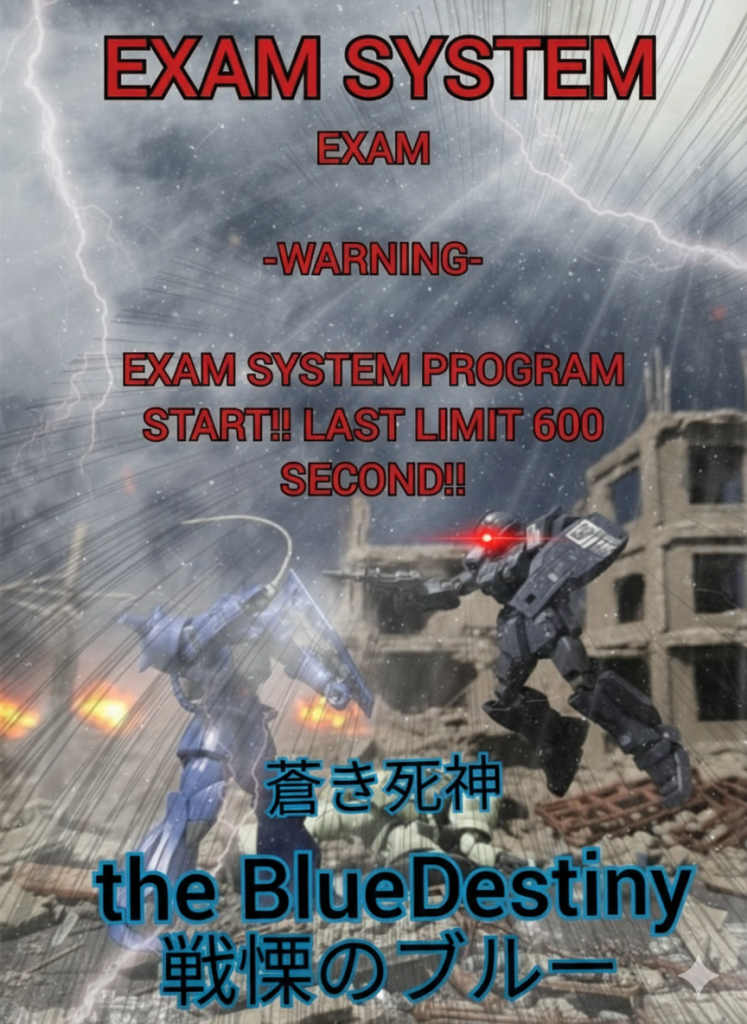 やっぱりブルーディスティニー1号機はSS版も格好いいですね✨以下過去にプレイした思い出から、こんな感じだったっけ？みたいな感じの画像をAiと画像編集アプリにて作成しました。