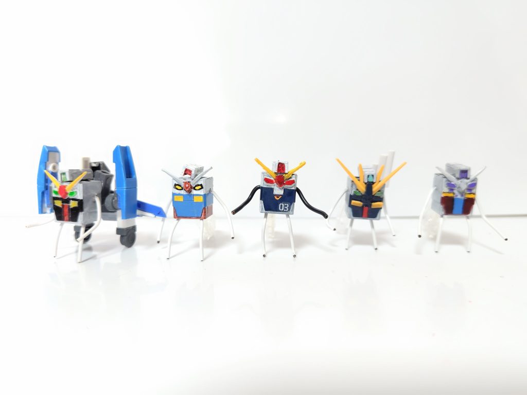 白いガンダム顔集合