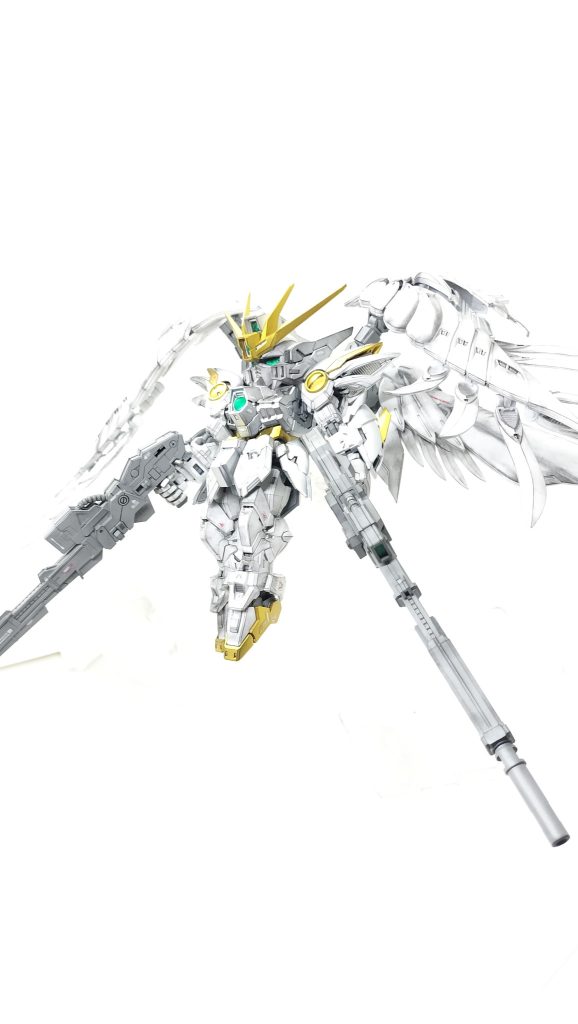 ウイングガンダムゼロEW–5枚目/制作者：かえる