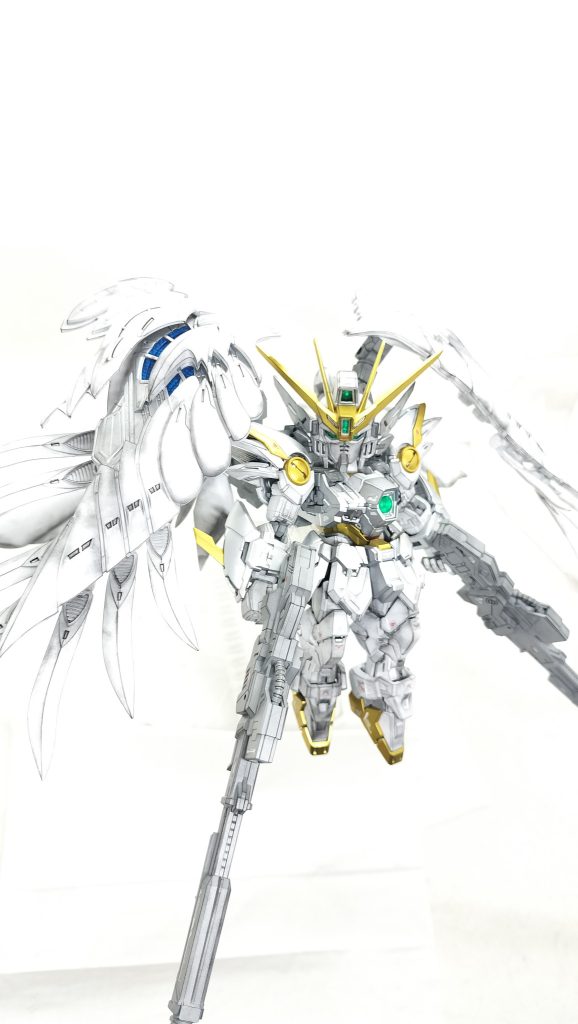 ウイングガンダムゼロEW–4枚目/制作者：かえる