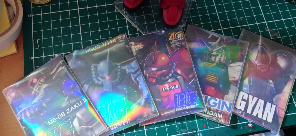 オリジンガンダム、ザクⅡ2種類、グフ、ギャンで作ってみました ガンダムコマンドーが停滞してましたね 次回は投稿したいですね 待っている方、待ってない方もまたお会いしましょう! ジーク・ジオン!!!!!