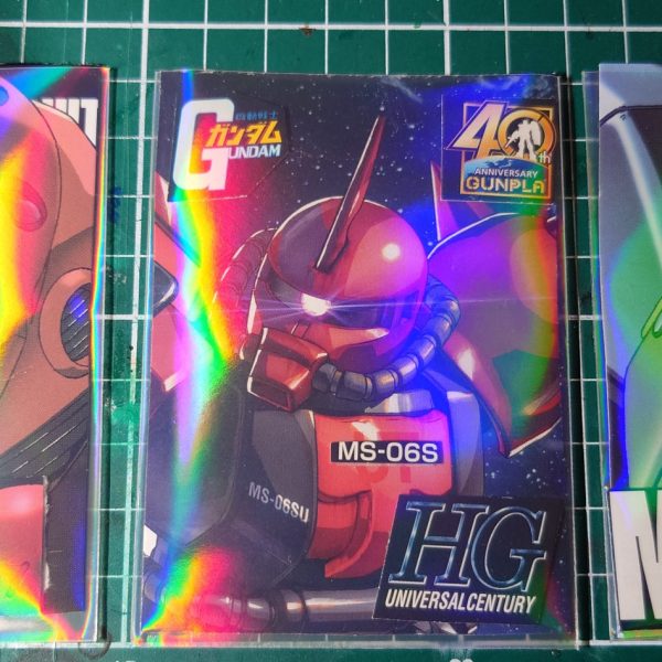 ガンプラパッケージのトレカ風保存法