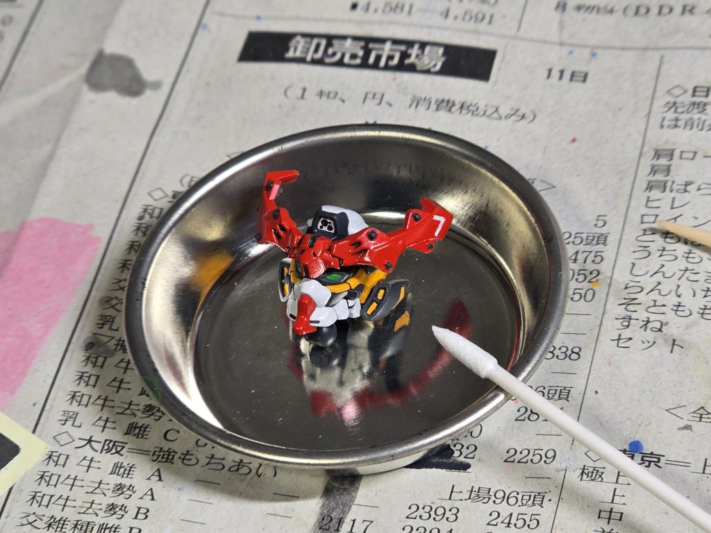 目があまり良くないので、細かい部分はかなり大変でした。修行かな