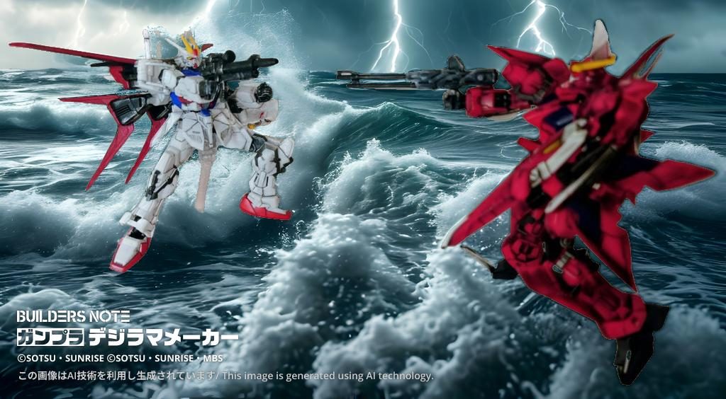 　キラ「アスラン！よくもトールを！」　アスラン「キラ！お前を討つ！！」　はい、オノゴロ島でのキラvsアスランの悲しい決闘です　互いに戦いたくはないのに、背負うものの為に対峙せざるを得ない二人…その中でお互いがその親友を倒してしまい、後には引けない二人…涙なくしては見られない名シーンです　イージスも不幸な機体ですよね　種自由でのアスランの変態的な…比肩すべき者のいない戦いぶりはGAT-X303の経験なくば、あり得ないものですね　イージス「アスランは私が育てた！」と断言しても過言ではありえません　後々の戦いで見られる足癖の悪さ…もとい、華麗な脚さばきはイージス無くしては語れません　それなのに、オーブ政府…カガリはイージスの頭部をいつまでオノゴロ島の海岸に放置しているんだ！例の地下基地に収納して、ノイエ・イージスを作ってよ！エリカさん！　カガリ「…あれはキラのトラウマを刺激するからな　却下！」カガリさん、兄弟への思いが深いから仕方ないか…