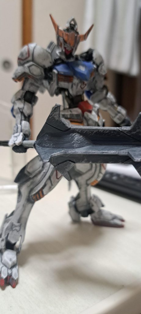 しっかり、こってり塗装した時はそのままが多いのですが部分塗装なので惜しみなく練習がてらやったのですがまだまだ。