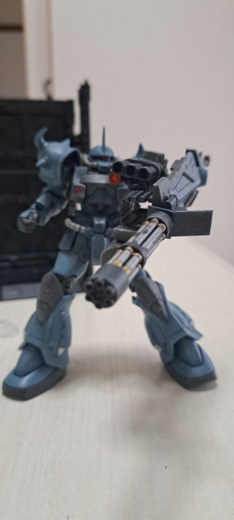 グフカスタム筆全塗装ちと汚し–4枚目/制作者:ハゲおじさん