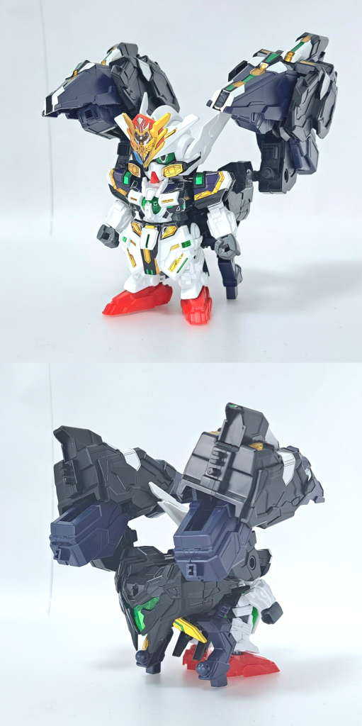 GFガンダムアストレアタイプ-BキャプテンクアンタGFを支える2体の次世代支援メカの一体。自立思考型AIが搭載されており、それにより意思と感情を持つ。警戒状況に応じて目の一部が緑から赤に変わり、周囲への情報伝達機能も備えている。背部に装備されている大型バックパック「GFハインドレッグ」による超高出力移動や長距離射撃など砲撃戦、大規模作戦で活躍する。