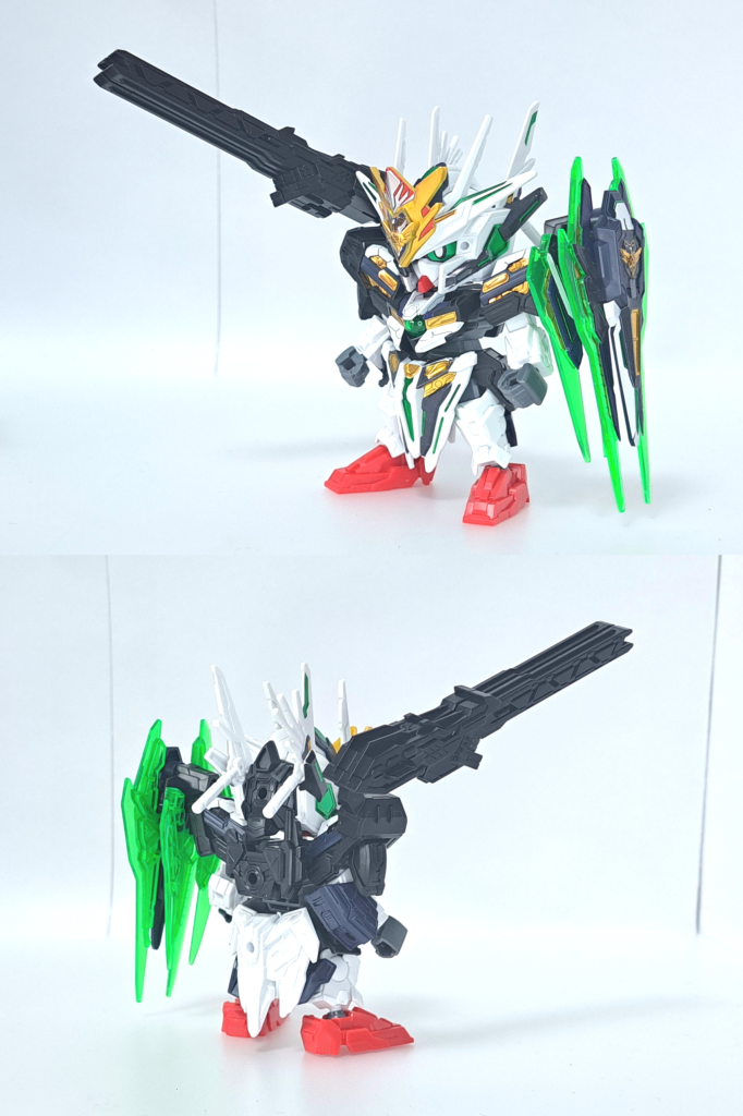 キャプテンクアンタGFコマンドガンダムが次代の平和維持を牽引する存在として鍛え上げた英傑。様々な装備を使いこなし、どんな状況でも最善最速の作戦を引き出して実行する。半面真面目過ぎるあまり、他者の冗談を真に受けてしまうこともしばしば