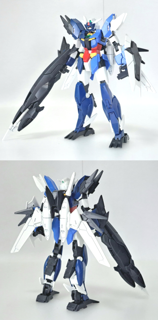 メルクワンガンダム&コアガンダムII(ロービジビリティver)–5枚目/制作者：火鉢