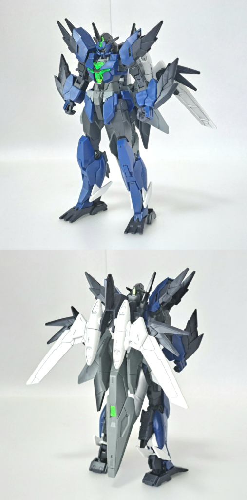 メルクワンガンダムコアガンダムがプラネッツシステムによってサポートメカ「マーキュリーアーマー」と合体した水中特化形態。モチーフとなった惑星は太陽系第1惑星の水星で、機体カラーは濃青。コアガンダムはプラネッツシステムによって即座に仕様変更できるため、陸戦性能と両立させる機体が多数を占める中で、この装備はあえて純粋な水中戦に限定したものとなっている。バックパックには姿勢制御用の大型フィンと推進用の推進ジェットが追加され、全身のフィンと合わせて特に深海での機動性に優れている。アーマー部は耐圧性能を向上させたもので、防御力も強化されている。センサーも水中用のソナーを装備しているため敵機の位置を正確に把握することが可能。