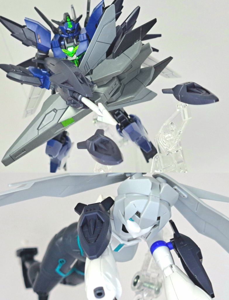 ウォーターニードルガンコアスプレーガンにマーキュリーアーマーのパーツを装着した水中用の専用火器。ニードル弾の他、小型ニードルを搭載した水中用ビットが2基装備されており、遠隔操作することでオールレンジ攻撃が可能。また、このビットは他の機体に取り付けることが可能で、ビットの推進器で加速させたり妨害することができる。中心に装着されているハープーンはフィニッシュ用の武装で、使用後はワイヤーで巻き戻すことが可能。