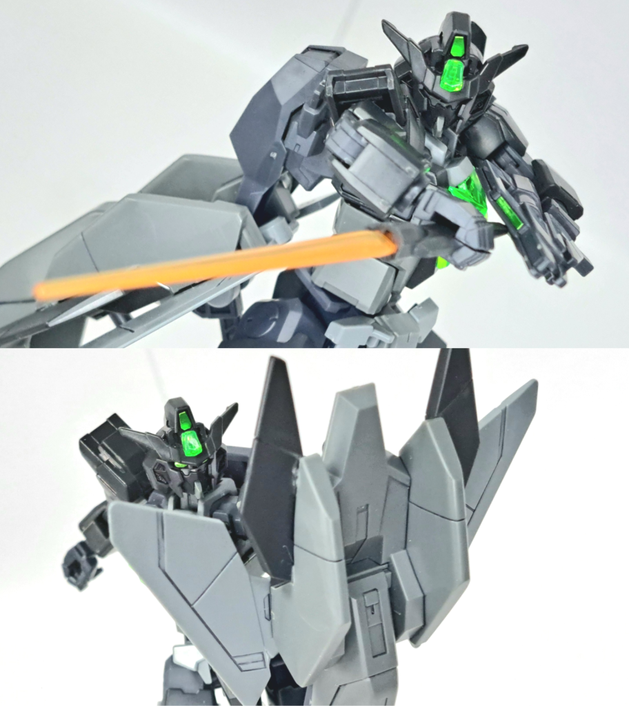 メルクワンガンダム&コアガンダムII(ロービジビリティver)–3枚目/制作者：火鉢