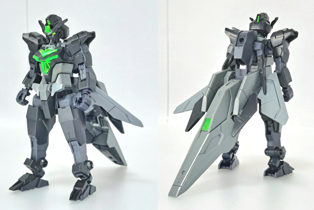 メルクワンガンダム&コアガンダムII(ロービジビリティver)–2枚目/制作者：火鉢