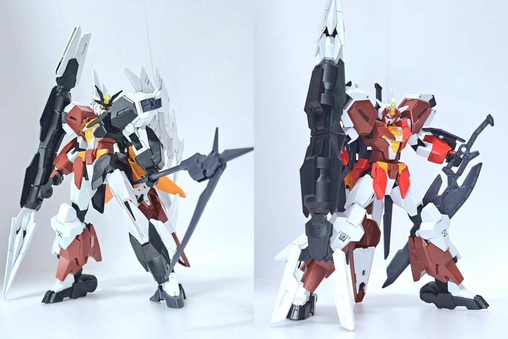 サタニクスガンダム(赤)&コアガンダムII(リアルタイプカラー)–7枚目/制作者:火鉢