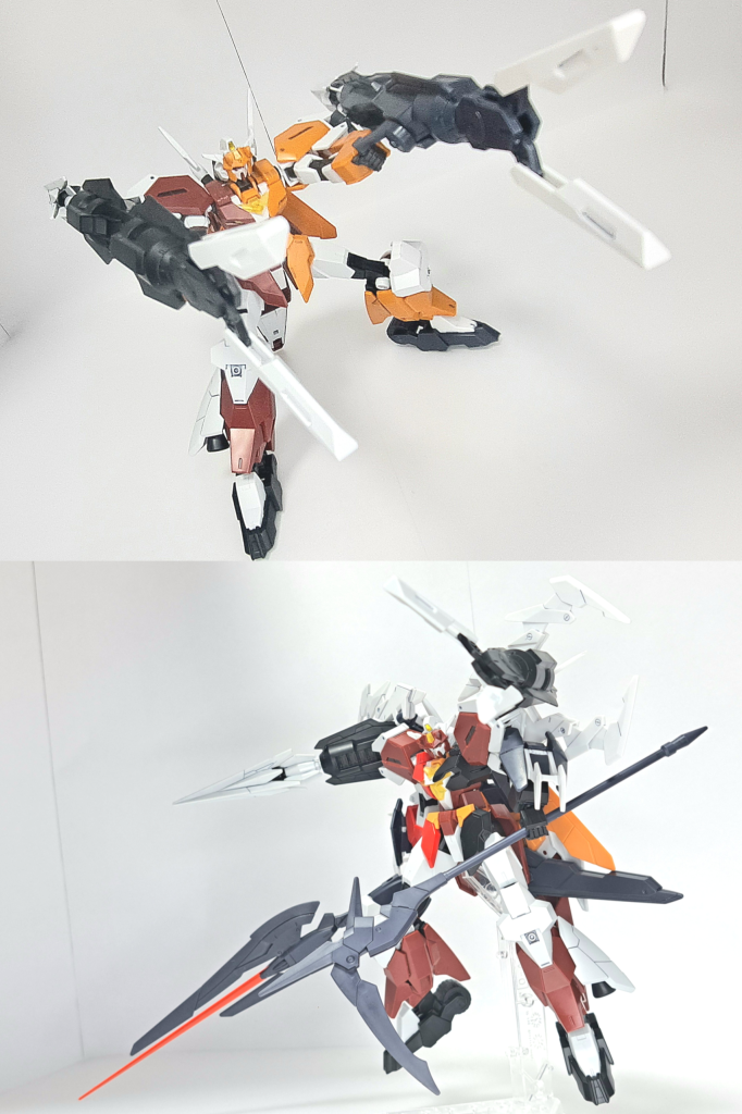 サタニクスガンダム(赤)&コアガンダムII(リアルタイプカラー)–8枚目/制作者:火鉢