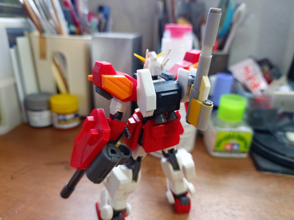 途中写真、追加部品はプラ板プラパイプなどで適当に作ってます。