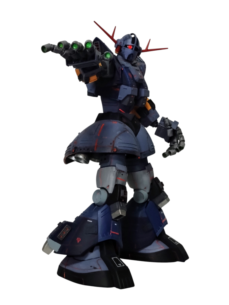 指先はプラパイプで制作してます。内部は蛍光イエローで塗装しました。