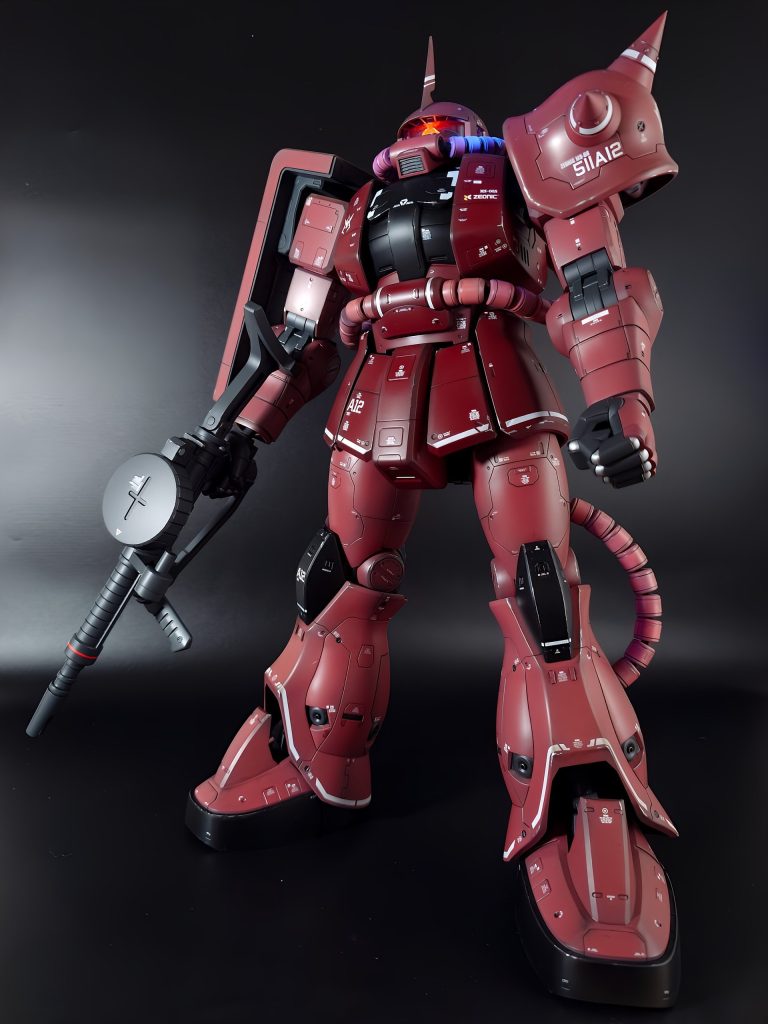 大きな変更点は特にありませんが、肩のスパイク・動力パイプは自作して作り直してます。(詳細は後述します)