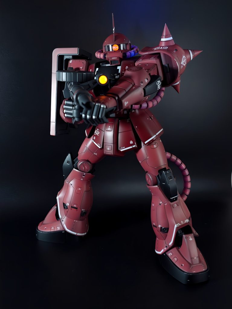 マシンガンはちゃんと両手持ちも出来ます〜