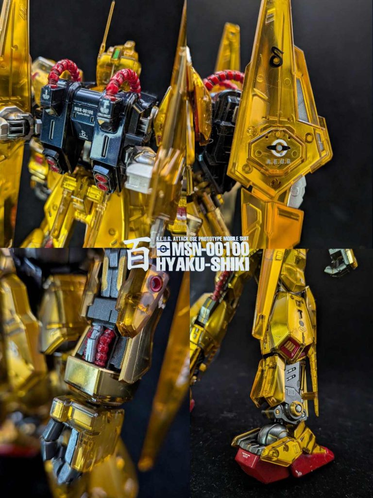 MG 百式 メカニカルコアメッキ フレーム全塗装–8枚目/制作者：しうまい