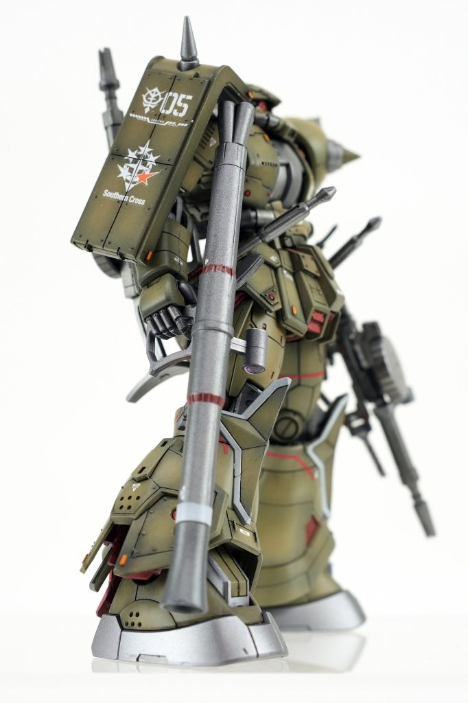 HG 1/144 高機動型ザク 地上用 (ダナン機)完成しました！–4枚目/制作者：black🇯🇵