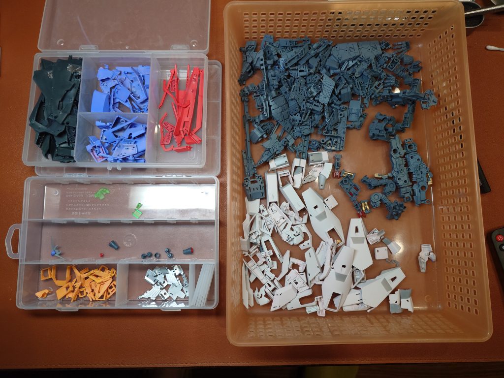 全パーツを塗装完了!