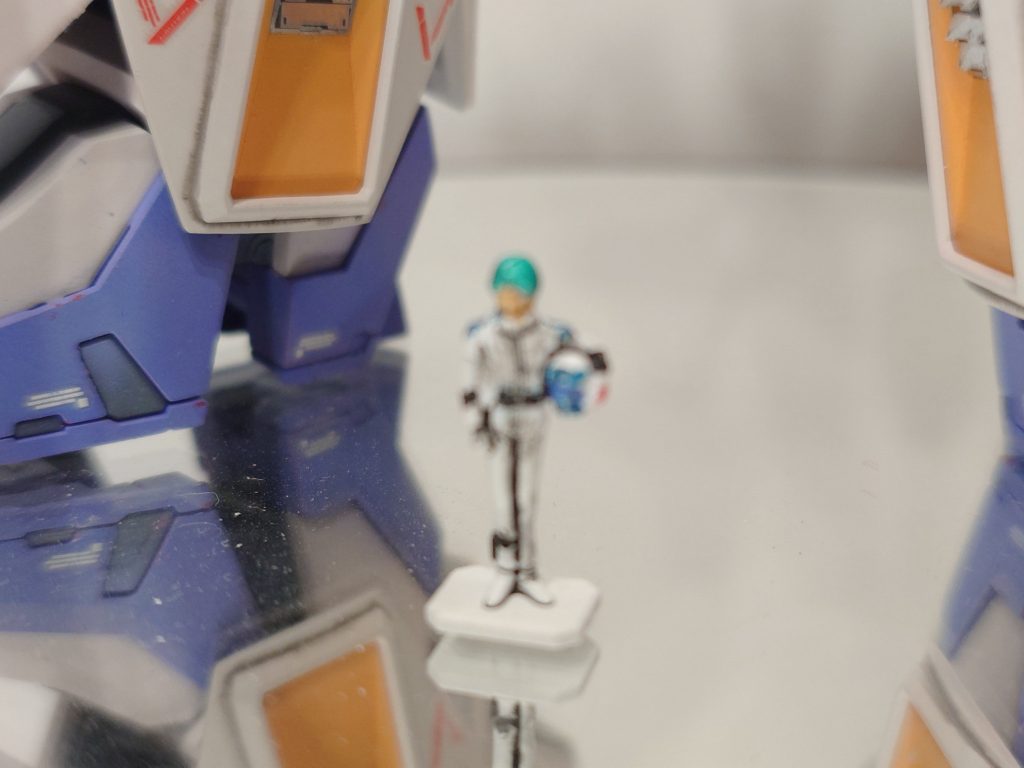 カミーユを塗装したけど、ピンボケ(笑)