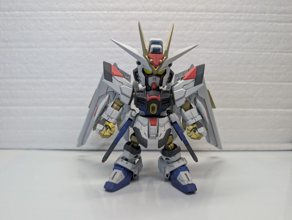 各所ディテールアップ、首の延長、くらいだったと思います。塗装までに2、3ヶ月放置してたので忘れました笑