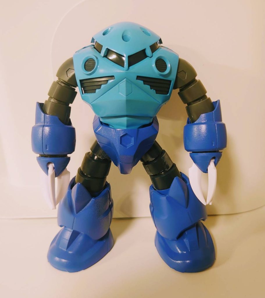 塗装前。塗装してる最中に思いつきすべてやり直しました。実はこれはアメイジングズゴックで、過去に作成したハイゴックのパーツ取りとして放置してました。救えてよかったです。