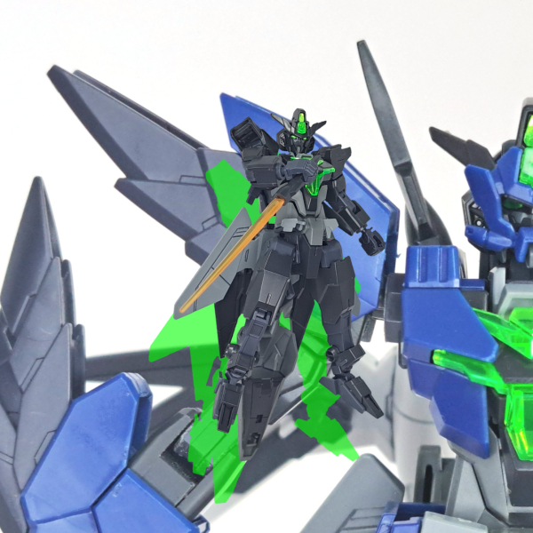 メルクワンガンダム&コアガンダムII(ロービジビリティver)