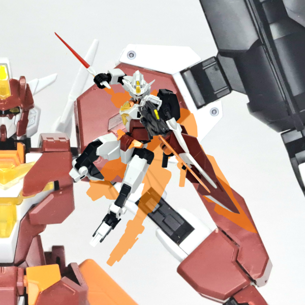 サタニクスガンダム(赤)&コアガンダムII(リアルタイプカラー)