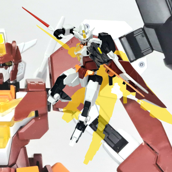 サタニクスガンダム(赤)&コアガンダムII(リアルタイプカラー)