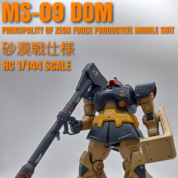 HGUC  MS-09 DOM 砂漠戦仕様