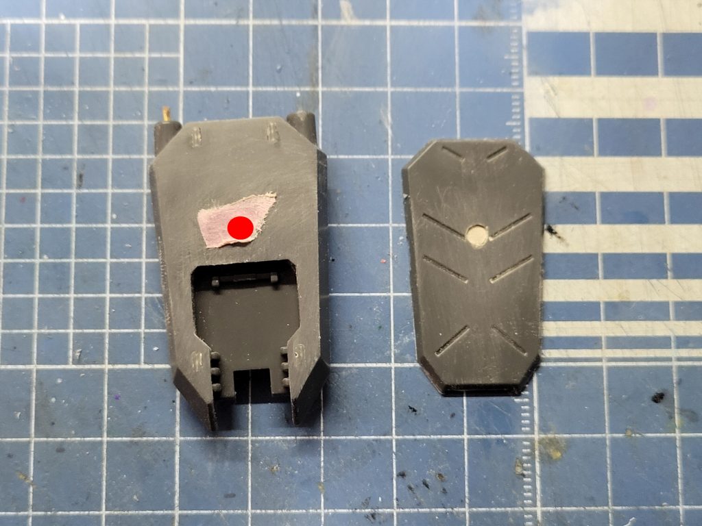 増加装甲の取り付けはネオジム磁石で。