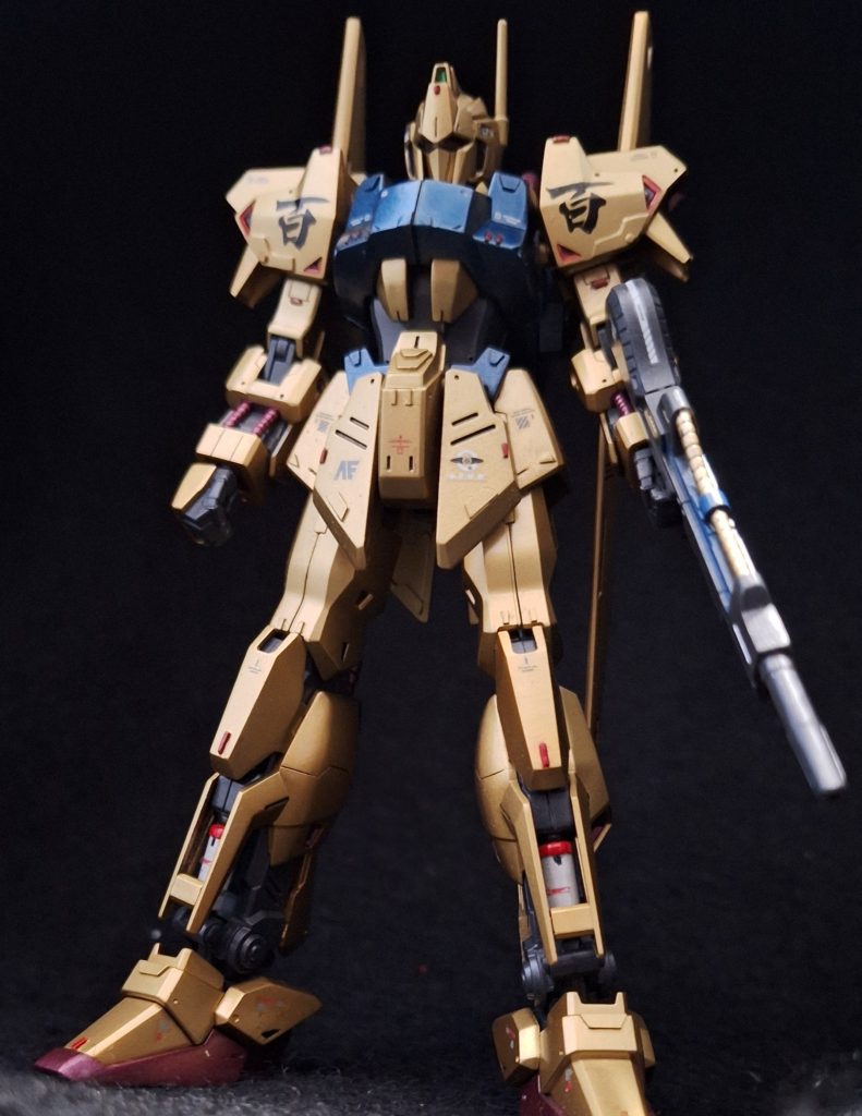 HG　百式　メタリック塗装