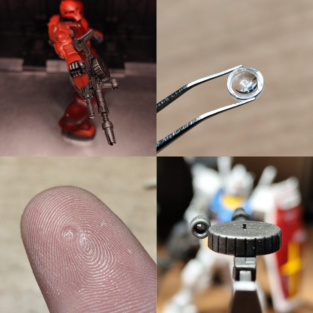 私はライフルで光学に古いDVD-romからレンズを使用しています。 私はまた、光学視力に穴を開け、理論的には視力を狙うことさえできます!I use lens from old DVD-rom to optic in rifle. I also drilled a hole in the optical sight and theoretically you can even aim at the sight!