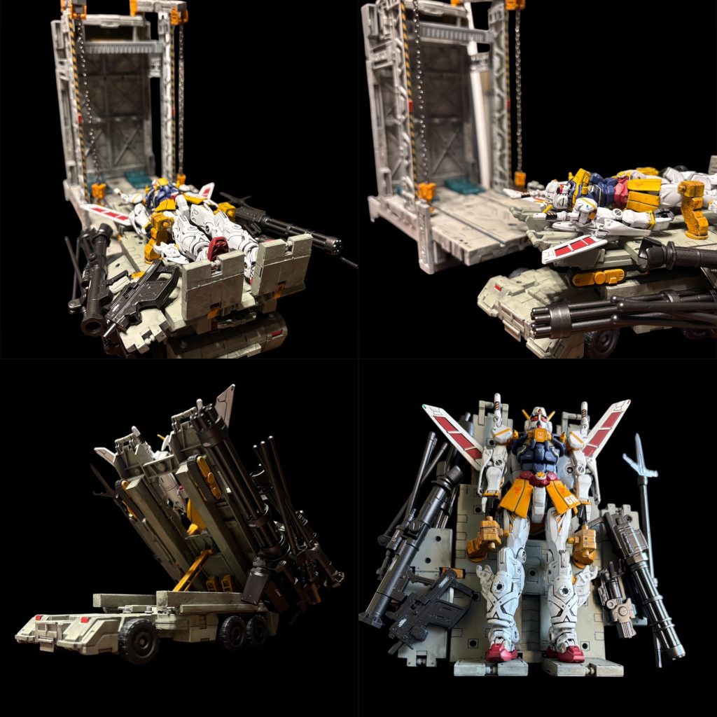 専用トレーラーとの連携により多目的(短・中・長距離)の戦闘を可能にしました。