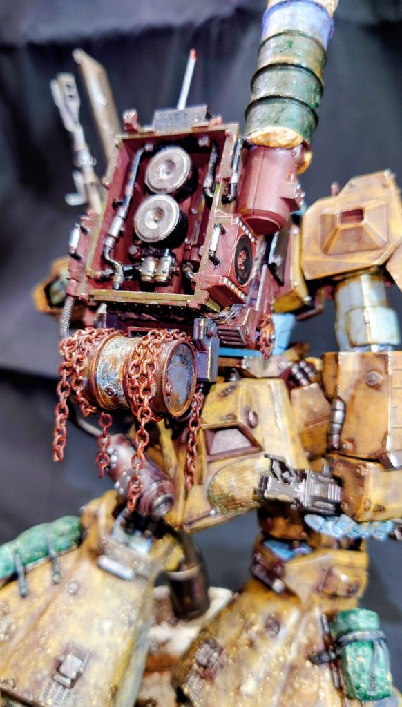 陸戦型リックディアスのエンジン部は、お気に入りのバックショットです♫