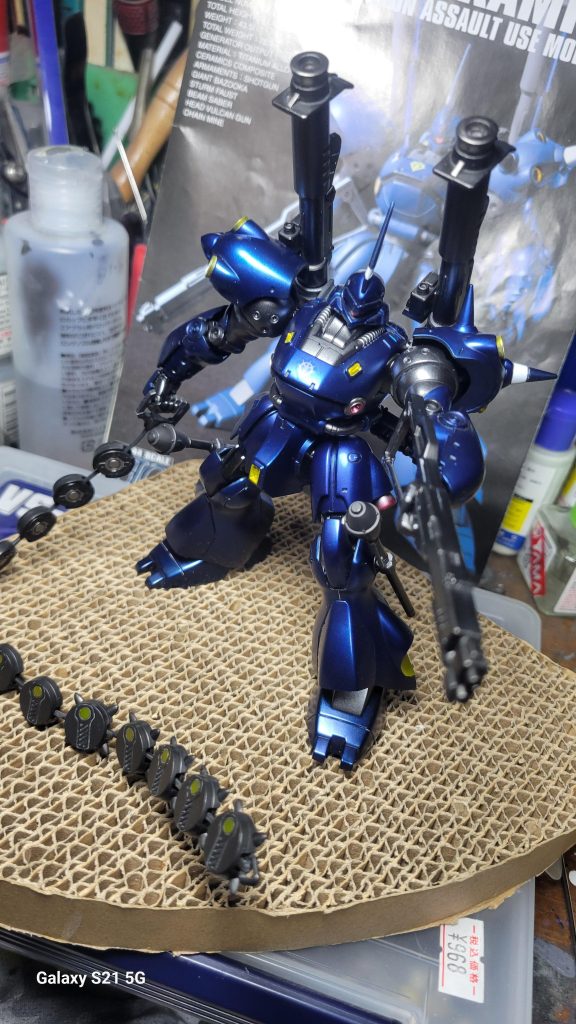 ナナメ上からの全体的な…後、GUNDAMではありませんが、同時進行してたのも一緒にどうぞ！