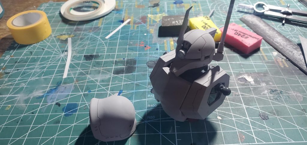 色々部分をパテで整形