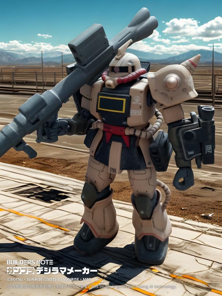 初めてのデジラマ・デザートザク