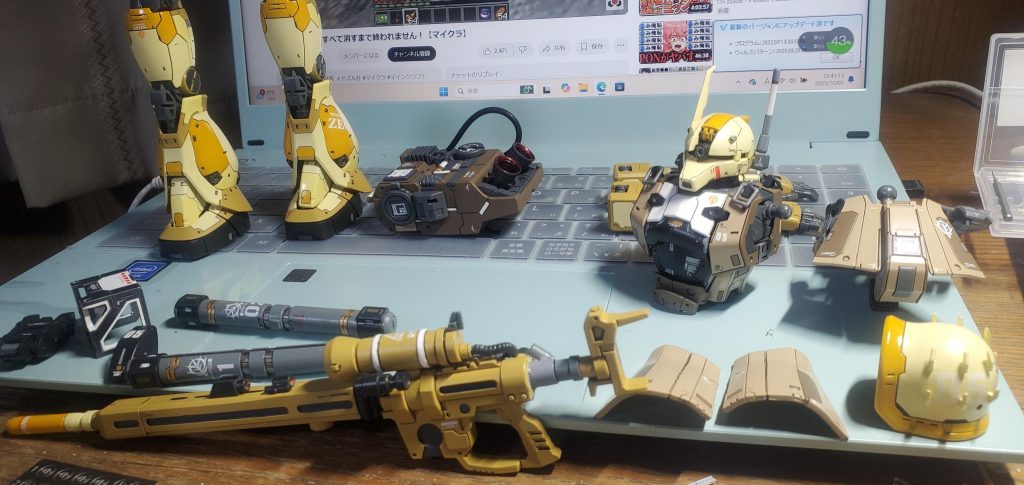 おおざっぱな性格なので少々の荒らさは目をつむってます。それでも作成に時間がかかりました。プロモデラーさんや素敵な作品を作っている他のモデラーさんの丁寧さには感嘆します。