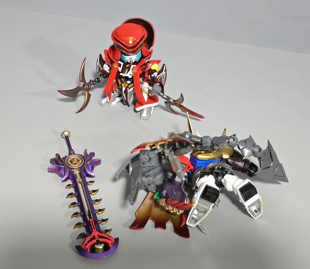 蒼炎騎士 三爪痕 ゼロガンダム–5枚目/制作者：昨日の 🎈W