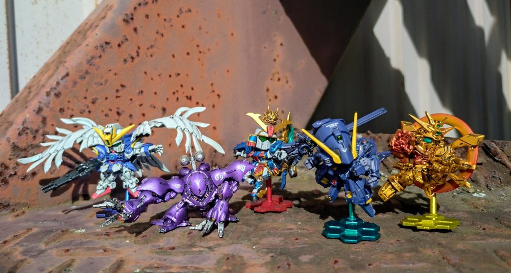 最初にハイゴッグを塗装した時は5体全てを塗装するとは思ってもいませんでした。第2弾が出たらやはり全種揃えて塗るしかないですかね？