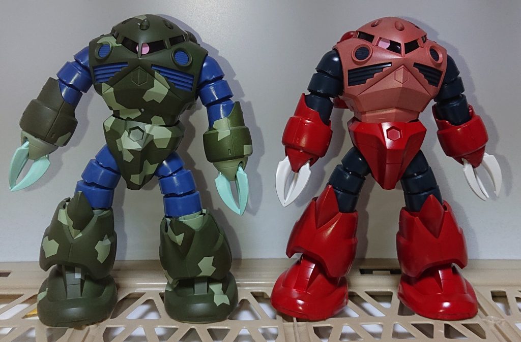 シャア専用ズゴックとツーショット