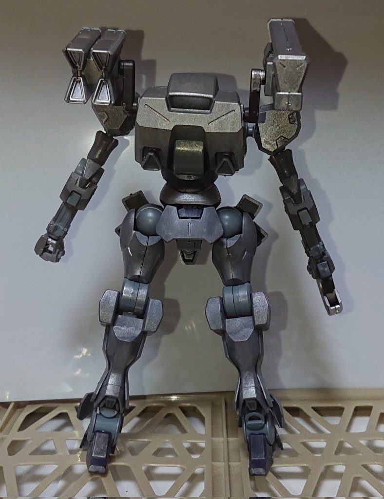 背面。(ウェザリング後)