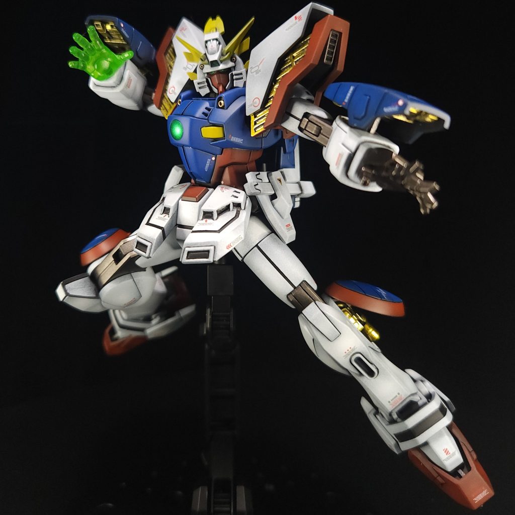 HGFC 1/144 シャイニングガンダム グラデーション全塗装 ツヤ消し仕上げ