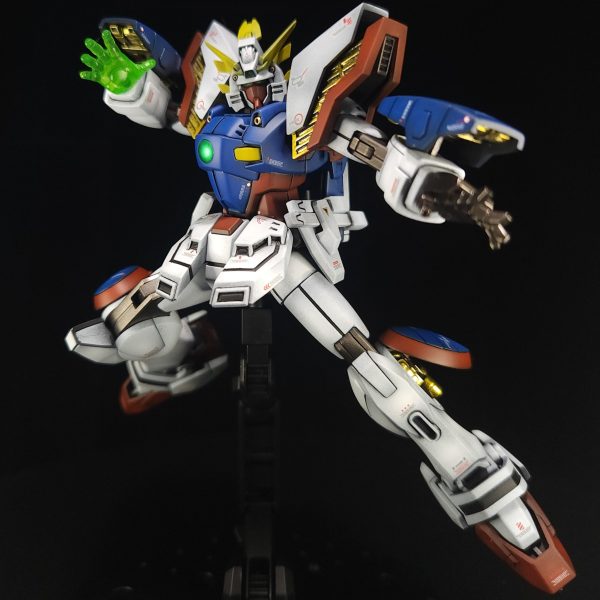 HGFC 1/144 シャイニングガンダム グラデーション全塗装 ツヤ消し仕上げ