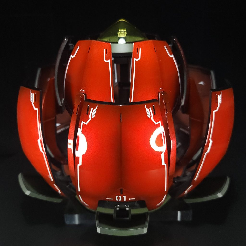 マシンビルド 機動武闘伝Gガンダム ブッドキャリアー　超光沢キャンディ&マットグラデーション全塗装